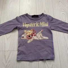Hysteric Mini パープル長袖Tシャツ 80cm
