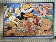 ONE PIECE ジグソーパズル ・1000ピース・完成品フレーム付き