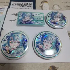 プロセカ　初音ミク　缶バッジ　アクキー　ローソン