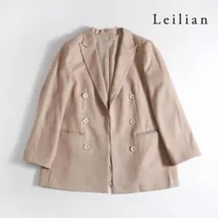 美品 24年 Leilian レリアン ラメツイードジャケット 9号 セレモニー 
