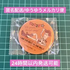 ディズニー　トイストーリー　ウッディ　缶バッジ