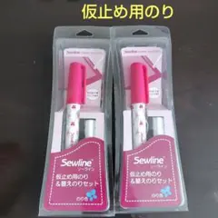 ソーライン 仮止め用のり＆替えのりセット 2個セット