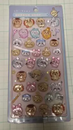 【正規品】ボンボンドロップシール　ちいかわ　みんな　ポーズ