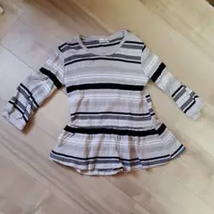 七分袖キッズトップスTシャツ⭐のサムネイル