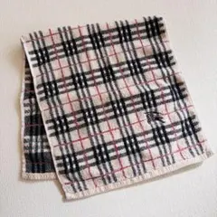 ●美品● バーバリー　フェイスタオル　ノバチェック