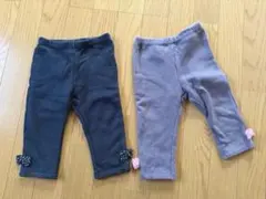 ホットビスケッツ　リボン付きパンツ 2点セット