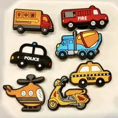 クロックス 車ジビッツ™ チャーム 7点セットのサムネイル