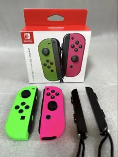 【純正品】JOY-CON (L)/(R)ネオングリーン/ネオンピンク
