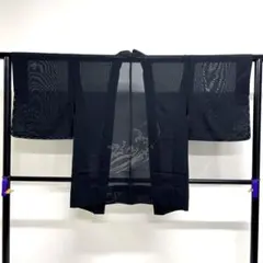 五つ紋 夏用 絽 無地 黒地 五三桐紋 着物 011tz - メルカリ