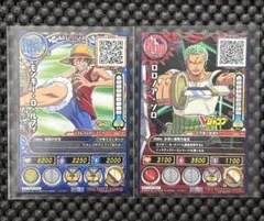 ワンピース カードダス プロモ モンキー・D・ルフィ ロロノア・ゾロ