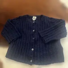 BONTON ニット カーディガン 18M ネイビー