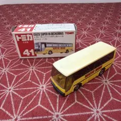978 トミカ いすゞ スーパーハイデッカーバス はとバス　日本製のサムネイル