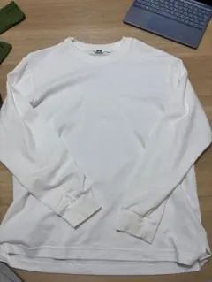 ホワイト 長袖 Tシャツ