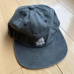 ガーフィールド刺繍 ベースボールキャップ グレー　geek