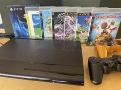 PS3 CECH-4300C 本体初期化済み コントローラー2台 ソフト7本付