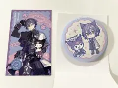 Dytica×サンリオキャラクターズ ランダムフォト風カード 缶バッジ 小柳ロウ