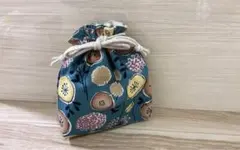 小さめ巾着袋(北欧柄①)