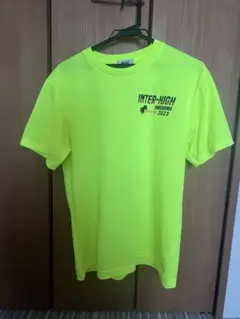 INTER-HIGH 2025 蛍光イエローシャツ Nishi