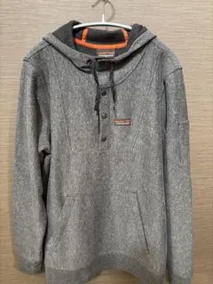 patagonia グレー フード付きパーカー S