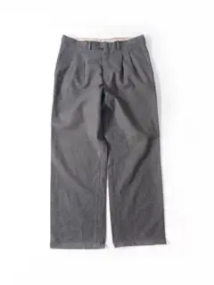 90s イタリア製 ワイドスラックス 2タックパンツ ヴィンテージ古着
