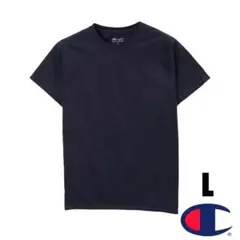 Champion ネイビーブルー Tシャツ L