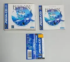 【動作確認済】エコー・ザ・ドルフィンCD メガ-CD用ソフト 箱・説明書・帯あり