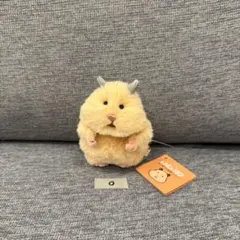 O 新品★タグ付き はむにぎり　きなこ りぶはあと　ハムスター　ぬいぐるみ.
