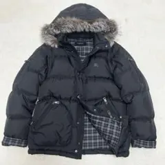 未使用 BURBERRY BLUE LABEL ダウンベストノバチェック ファー BURBERRY BLUE LABEL(バーバリーロンドンブルーレーベル