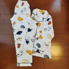 パジャマ　新品未使用　Mサイズ　綿100%　猫柄