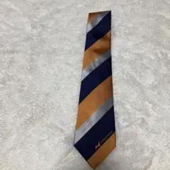 Hosei University ネクタイ ネイビー オレンジ