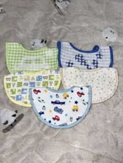 赤ちゃん用スタイ5枚セット