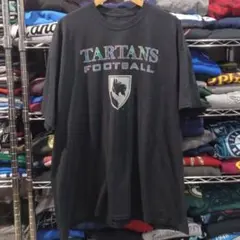 USA古着 TARTANS FOOTBALL アメフト プリント Tシャツ