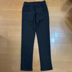 レディース　裏起毛　ストレッチパンツ　黒　Mサイズのサムネイル