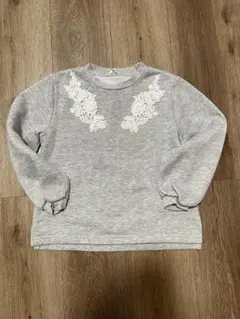 GU ジーユー　裏起毛スウェットトレーナー　長袖　130センチ