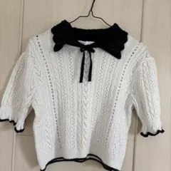 ZARA トップス　襟付き　半袖