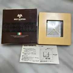 MOLTI VALENTINO 掛け時計・置き時計兼用 ゴールド 金 レトロ