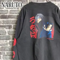 NARUTO 長袖カットソー ロンT うちはイタチ サスケ 写輪眼 古着のサムネイル