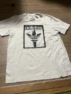 adidas ロゴプリント Tシャツ XS ホワイト