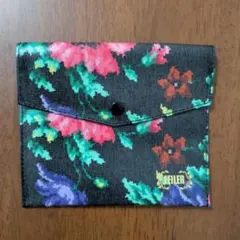 FEILER 花柄ポーチ 黒