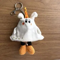 香港ディズニー　ミッキー　マスコット　キーホルダー　ハロウィン　おばけ　被り物