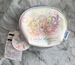 ディズニーシー　ダッフィー&フレンズ　20周年　カラフルハピネス　ポーチ