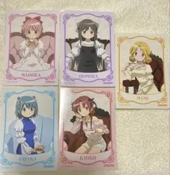 まどマギ アニメイト 特典 ブロマイド まどか ほむら マミ 杏子 さやか