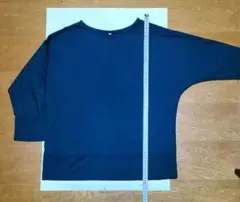 ネイビー ７分袖 Tシャツ ３Ｌ