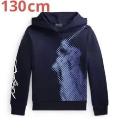 ラルフローレン 130cm ビッグポニーフリースフーディ 新品 ボーイズ7サイズ