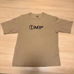 1MW by SOPH. ロゴプリントTシャツ ベージュ Sサイズ