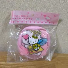 新品未使用ハローキティポーチ入りプチタオルSANRIOクリスマスプレゼント