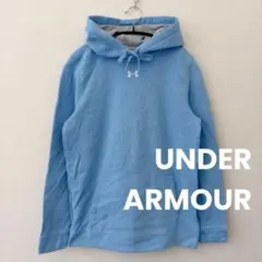 美品✨UNDER ARMOUR 裏起毛 パーカー【S-M相当】青 スポーツ