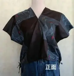 着物リメイク＊大島紬ワンピース*フレンチスリーブ 着物リメイク!大島紬で作るフレンチスリーブのワンピース🎀型紙