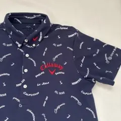 Callaway ゴルフ　メンズ　ネイビー ポロシャツ　Lサイズ