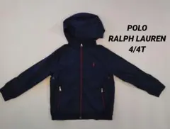 ポロラルフローレン ウィンドブレーカー ネイビー×赤